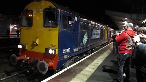 drs class 20 farewell tour at crewe 18th january 2020 youtube