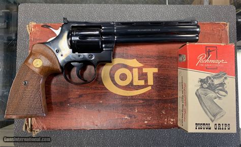 Colt Python 6 Blued 357 Mag