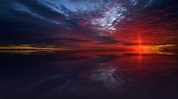 3840x2160 Twilight Sea Stars Dusk Dawn Dark Sunset 4K ,HD 4k Wallpapers ...