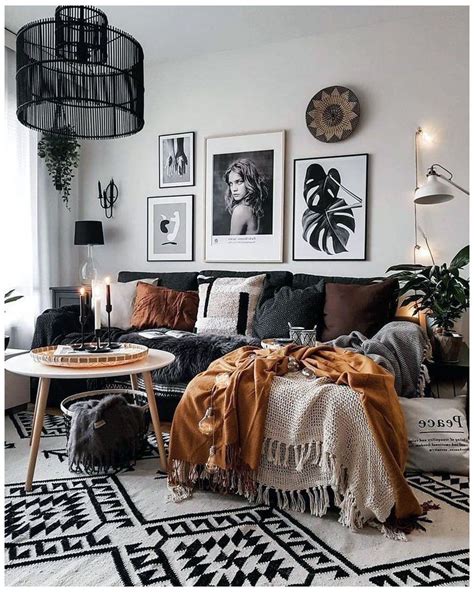 28 Marvelous Scandinavian Living Rooms With Boho Style Ideas