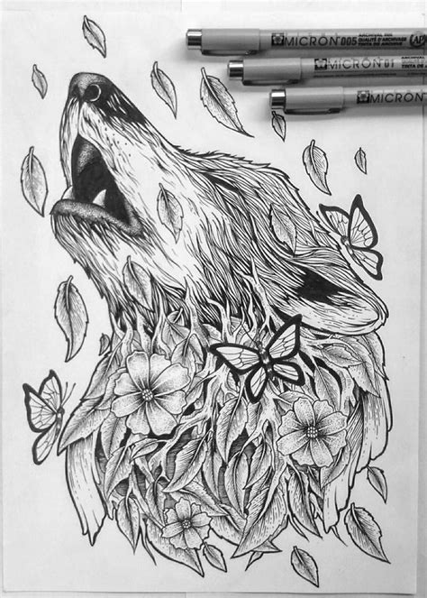 Эскизы татуировок Wolf Tattoos Tattoos Drawings