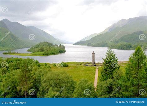 Scottish Highland Landscape Stock Image Image Of Glenfinnan Monument