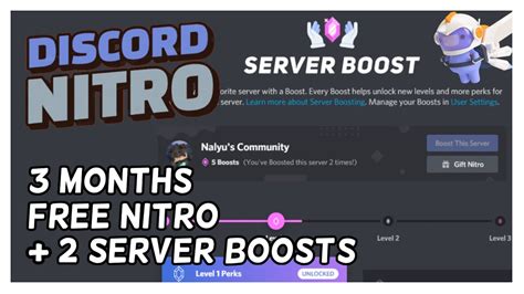 3 Months Free Discord Nitro 2 Server Boosts Xbox Ultimate Pass