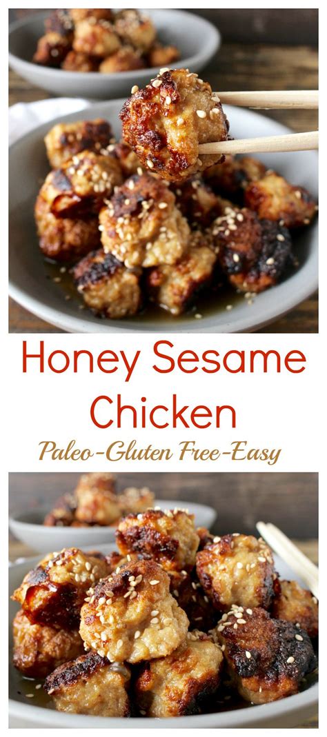 This gluten free chicken bacon ranch casserole is the perfect comfort food! Honey Sesame Chicken (Paleo) - Jay's Baking Me Crazy