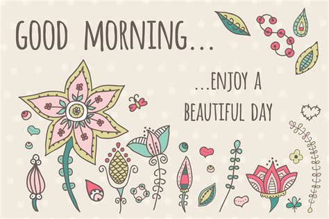 Good Morning Vector Illustration Illustrations On Creative Market