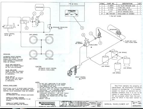 Hendrickson Akrl0001 Manual Height Control Valve Kit Fon 55000014 Iloca