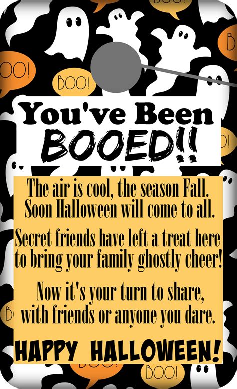 Free Youve Been Bood Printable For Halloween Hip2save