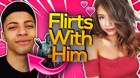 Pokimane Flirts With Myth Wants To Go On A Date With Him Fortnite Highlights And Moments