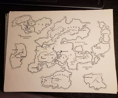 How To Draw A Fantasy Map By Hand Images And Photos Finder