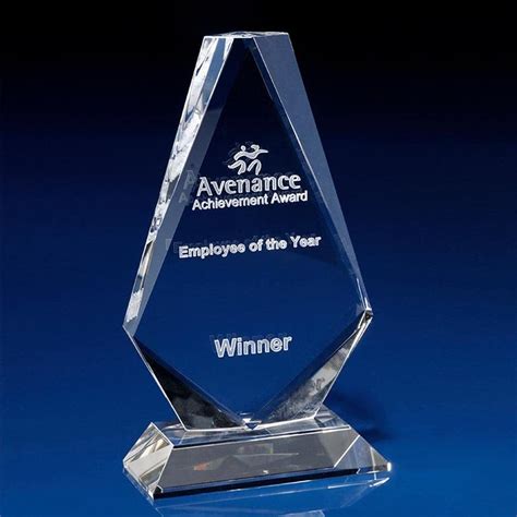 Iceberg Corporate Award 3d Laser Engraved Glass Awards Laser Crystal