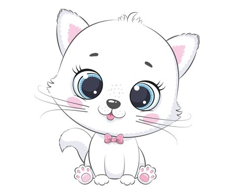Cute Kitten Clipart Png Eps Jpeg Cat Clipart Etsy