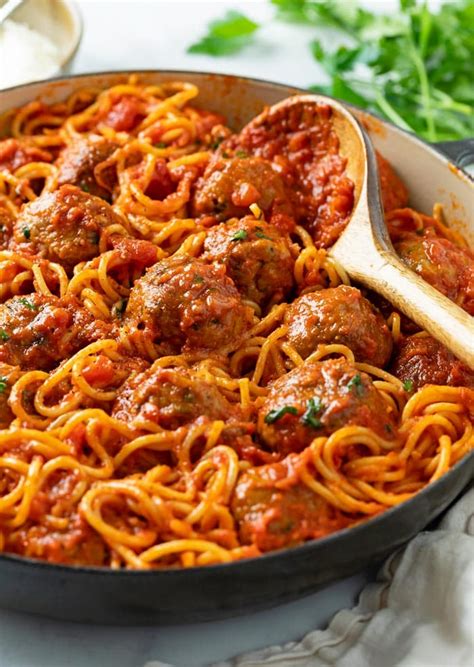 Spaghetti And Meatballs Recipe The Cozy Cook