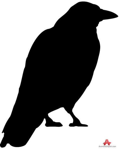 Raven Silhouette Clipart Clip Art Library