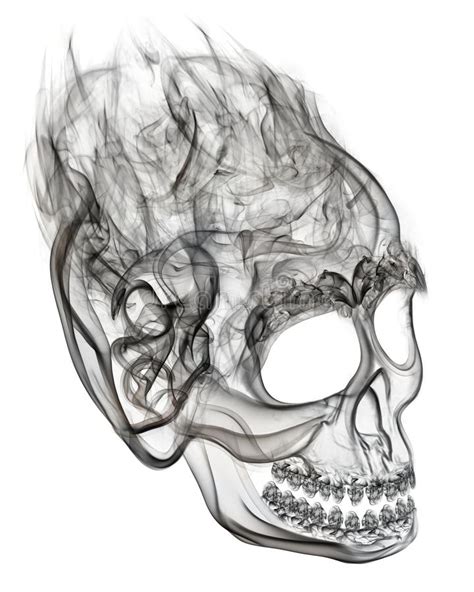 Smoke Skull Stock Photo Image Of Fume Abstract Flame