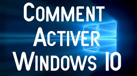 Activer Windows 1087 Gratuitement En 2 Minutes Youtube