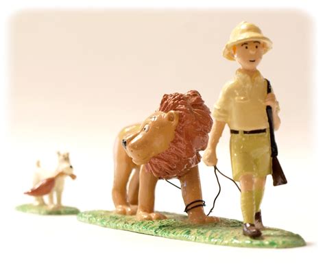 Tintin Tintin Milou Et Le Lion Figurine Métal 7 Cm Pixi 4561 Occasion Pixi Pixi04561