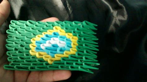 Bandeira Do Brasil Origami 3d No Elo7 Dantas Origami 3d 8cec22