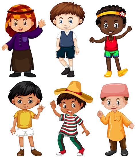 Lista 102 Foto Imagenes De Niños De Diferentes Razas Para Colorear