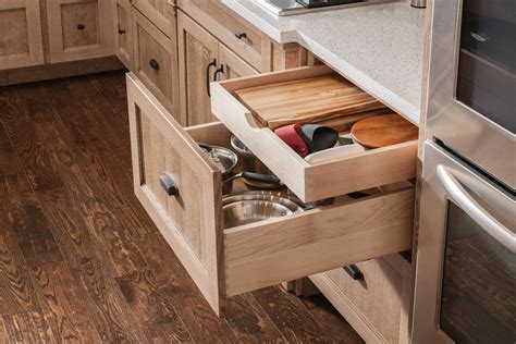 Two Drawer Base Cabinet With Hidden Storage Schuler Cabinetry At Lowes