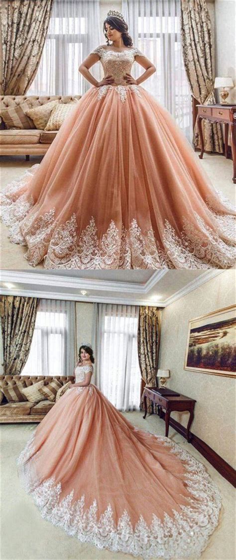 Lace Appliques A Line Tulle Wedding Dresses Off Shoulder Long Bridal