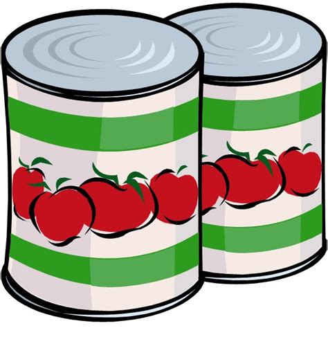 Canned Food Cartoon Clipart Best