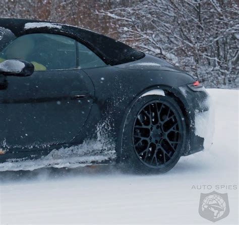Porsche Convertible Turbo Caught Winter Testing Autospies Auto News