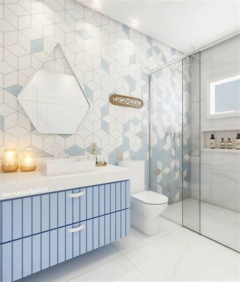Arquiteta Larissa Moreira No Instagram “banheiro Bem Praiano Que Foi Uma Delícia Fazer 😍” Em