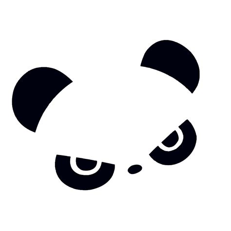 Evil Panda Svg Clipart For Cricut Svg Clipart Svg Designs Etsy Canada