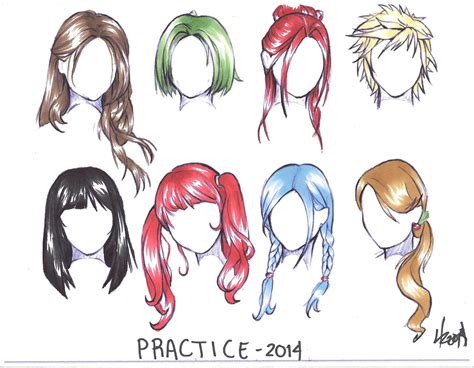 Pin By Noibara Tsubaki On How To Draw Anime Girl Manga Hair Anime