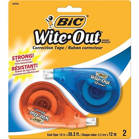 Bic® Wite Out® Brand Ez Correct™ Correction Tape 2pack Staples