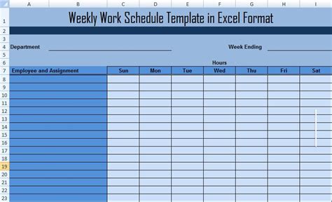 Weekly Employee Schedule Template Excel New 29 Of Bi Weekly Employee