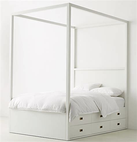 These teen beds have tall bedposts and a canopy that can be covered with sheers to make a secret oasis. The Relished Roost: Relishing RH TEEN!