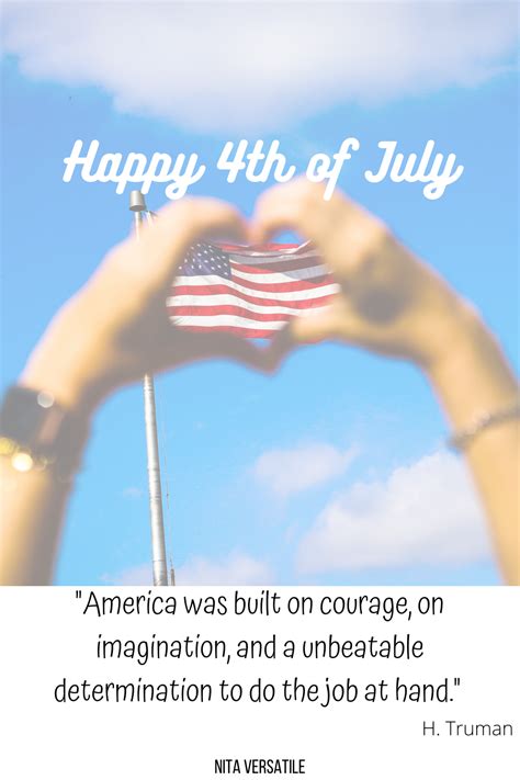Happy Independence Day America Happy Th Of July America Was Built On Courage On Imagination
