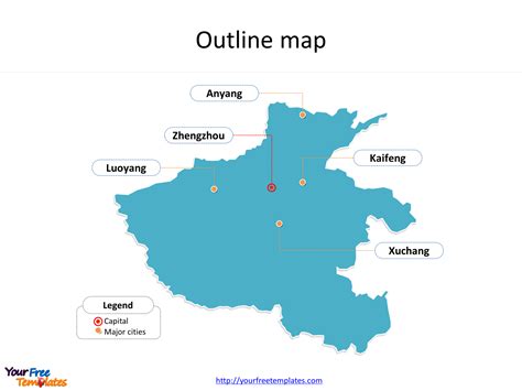 Alternatively honan) is a landlocked province of china, in the central part of the country. Henan map PowerPoint template - Free PowerPoint Templates