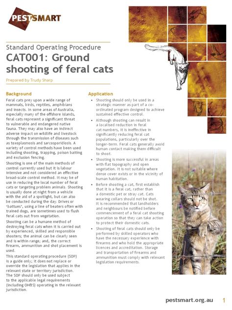 Ipa Feral Cat Ecology Pdf Cats Firearms