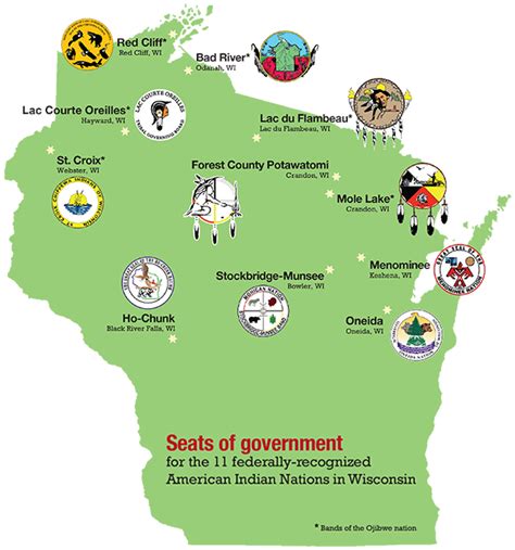 Native American Tribes In Wisconsin Map Map Of World