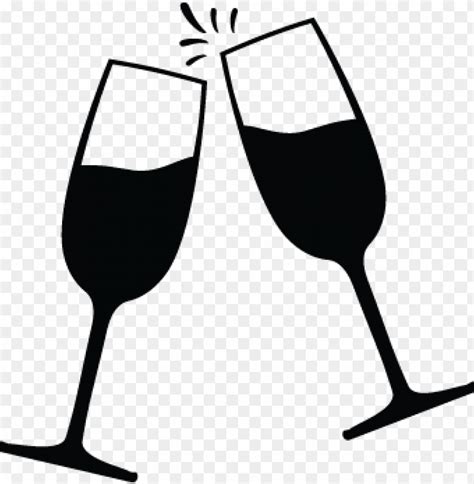 Wine Glass Clip Art Black White Glass Designs