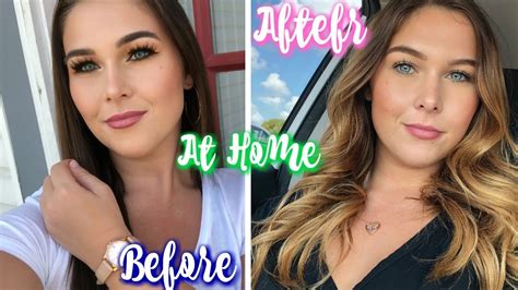 You'll never want 'em done at the salon again! BRUNETTE TO HONEY BLONDE BALAYAGE AT HOME TUTORIAL | DIY ...