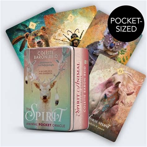 알라딘 The Spirit Animal Pocket Oracle A 68 Card Deck Animal Spirit