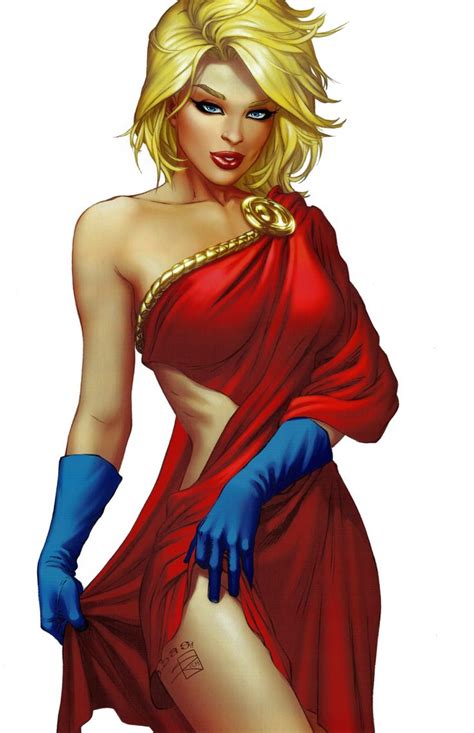 Eric Basaldua Dc Comics Girls Power Girl Supergirl