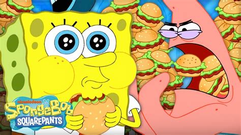 Every Krabby Patty Ever Eaten 30 Minute Compilation SpongeBob