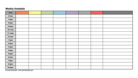 Excel Work Schedule Template Kesilplaza