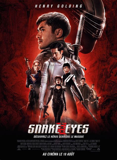 Casting Du Film Snake Eyes Réalisateurs Acteurs Et équipe Technique