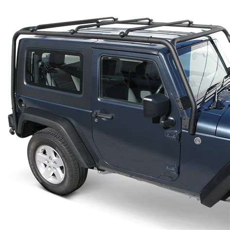 Trailfx® Jeep Wrangler 2012 Black Roof Rack