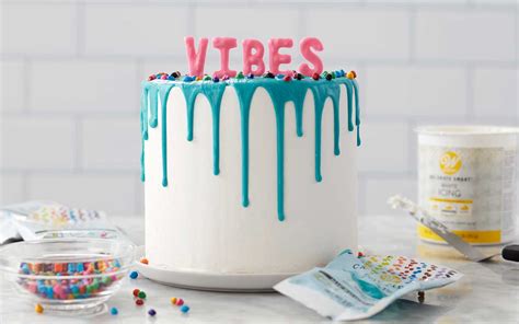 How To Make A Drip Cake With Candy Melts Candy Wilton S Baking Blog Homemade Cake And Other