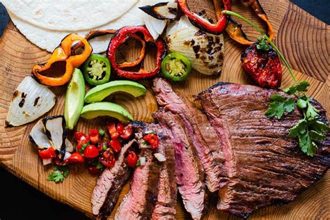 This requires a 4 hour marinading time, not included in prep/cook time. Grilled Skirt Steak Fajitas Recipe. Special over the top ...