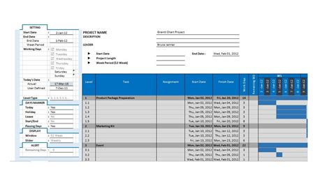 Hourly Gantt Chart Excel Template Download Gantt Excel Is Fully