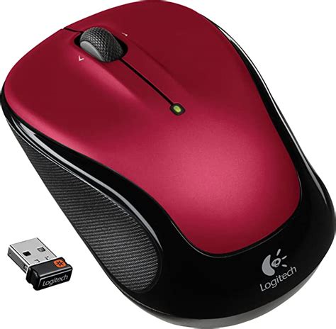 Logitech Wireless Mouse M325 With Designed For Web Scrolling Red