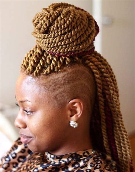 Undercut hairstyles cool hairstyles shaved side hairstyles men's hairstyles shaved side haircut wedding hairstyles pinterest hairstyles hair undercut shaved haircut for short hair. 30 Protective High Shine Senegalese Twist Styles