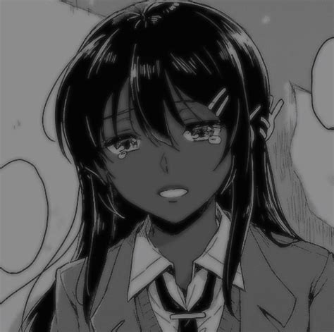Black And White Animepfp ~ Pfp Depressed Ghatrisate